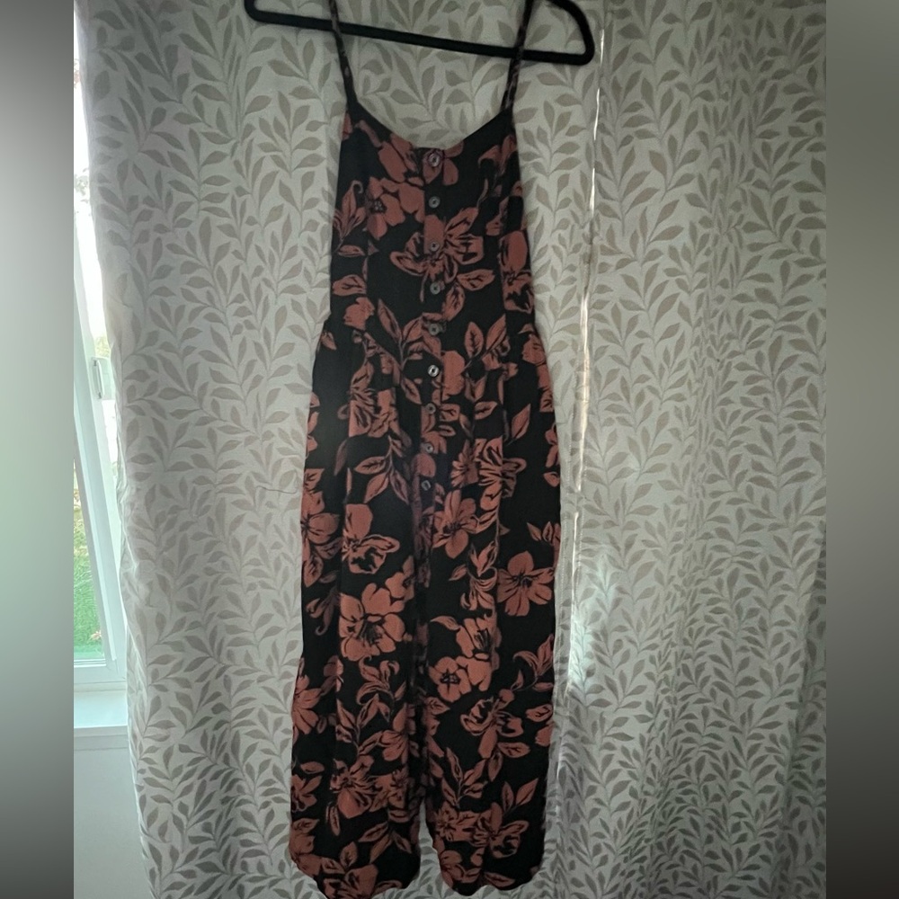 ❗️💲CLOSEOUT SALE: $5 💲❗️- Free People Black and Brown Floral Dress